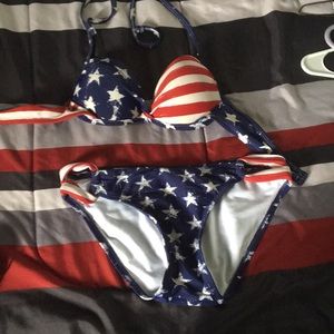 AMERICAN FLAG BATHING SUIT